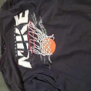 Nike black graphic long sleeve tee